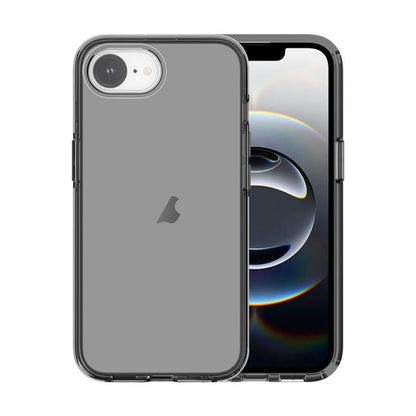 For iPhone 16e Shockproof Terminator Transparent Phone Case(Grey) - iPhone 16e Cases by buy2fix | Online Shopping UK | buy2fix