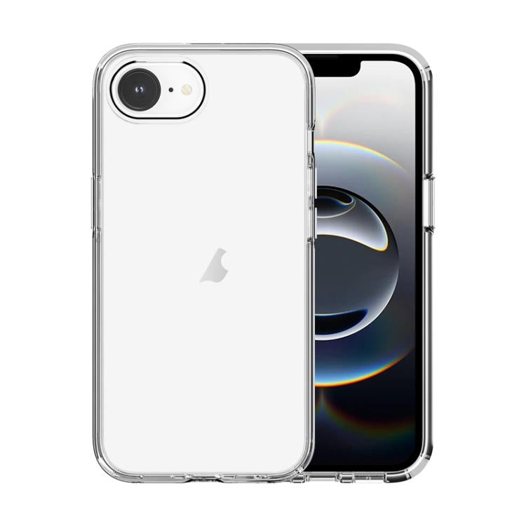 For iPhone 16e Shockproof Terminator Transparent Phone Case(Transparent) - iPhone 16e Cases by buy2fix | Online Shopping UK | buy2fix