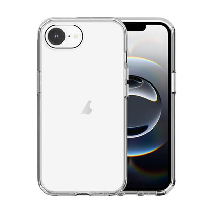 For iPhone 16e Shockproof Terminator Transparent Phone Case(Transparent) - iPhone 16e Cases by buy2fix | Online Shopping UK | buy2fix