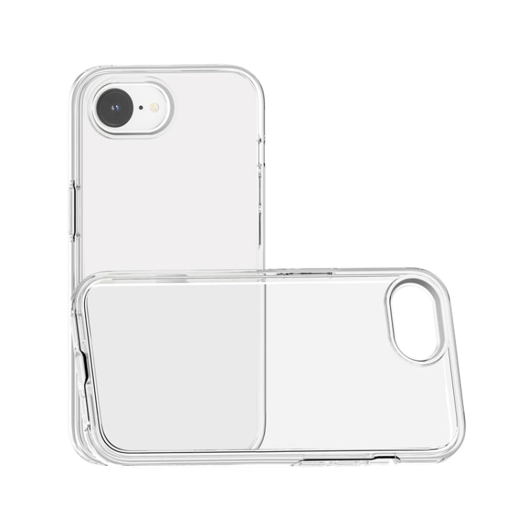 For iPhone 16e Shockproof Terminator Transparent Phone Case(Transparent) - iPhone 16e Cases by buy2fix | Online Shopping UK | buy2fix