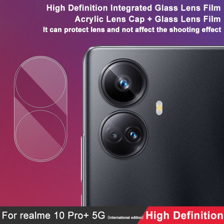 For Realme 10 Pro+ 5G Global imak High Definition Integrated Glass Lens Film - Realme Tempered Glass by imak | Online Shopping UK | buy2fix