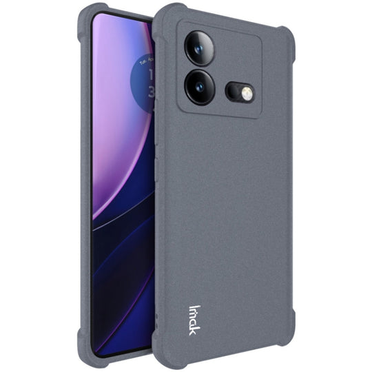 For vivo iQOO Neo8 5G / Neo8 Pro 5G imak Shockproof Airbag TPU Phone Case(Matte Grey)