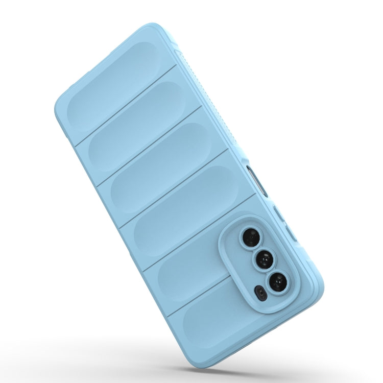 For Motorola Moto G62 5G Magic Shield TPU + Flannel Phone Case(Grey) - Motorola Cases by buy2fix | Online Shopping UK | buy2fix