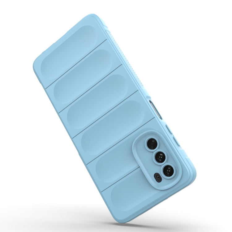 For Motorola Moto G62 5G Magic Shield TPU + Flannel Phone Case(White) by buy2fix