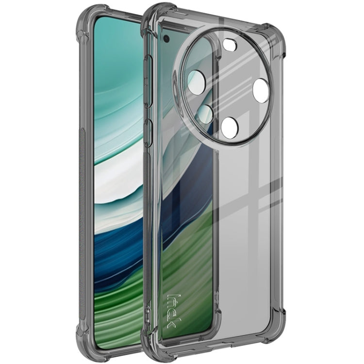 For Huawei Mate 60 Pro+ imak Shockproof Airbag TPU Phone Case(Transparent Black) - Huawei Cases by imak | Online Shopping UK | buy2fix