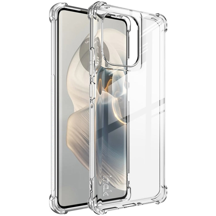 For Motorola Edge 50 Pro imak Shockproof Airbag TPU Phone Case(Transparent) - Motorola Cases by imak | Online Shopping UK | buy2fix