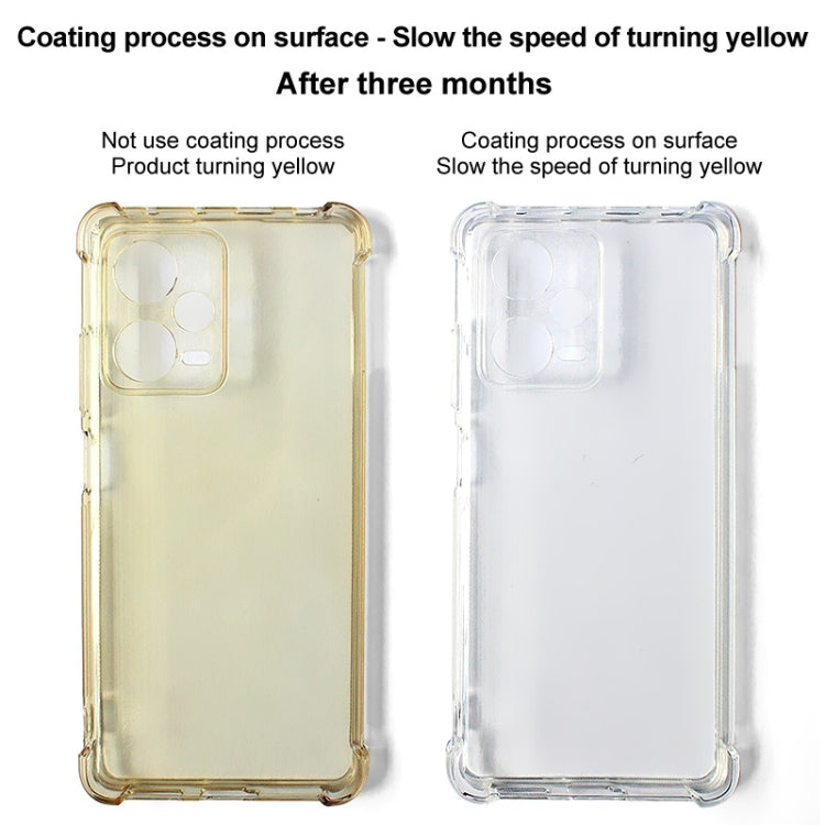 For Motorola Edge 50 Fusion 5G imak Shockproof Airbag TPU Phone Case(Transparent) - Motorola Cases by imak | Online Shopping UK | buy2fix