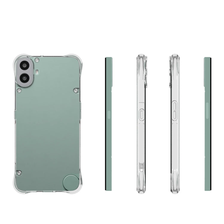 For Nothing CMF Phone 1 Shockproof Non-slip Thickening TPU Phone Case(Transparent) - Nothing Cases by buy2fix | Online Shopping UK | buy2fix