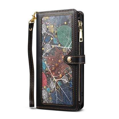 For Samsung Galaxy A25 5G ESEBLE Star Series Lanyard Zipper Wallet RFID Leather Case(Black) - Galaxy Phone Cases by ESEBLE | Online Shopping UK | buy2fix