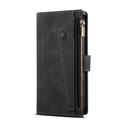 For Samsung Galaxy A25 5G ESEBLE Retro Frosted RFID Flip Leather Phone Case(Black) - Galaxy Phone Cases by ESEBLE | Online Shopping UK | buy2fix