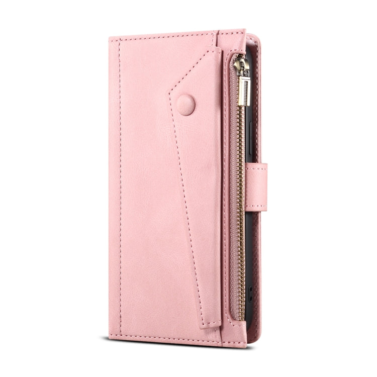 For Samsung Galaxy A25 5G ESEBLE Retro Frosted RFID Flip Leather Phone Case(Rose Gold) - Galaxy Phone Cases by ESEBLE | Online Shopping UK | buy2fix