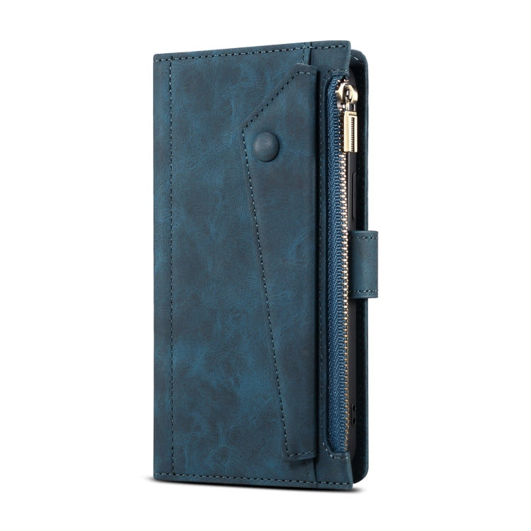 For Samsung Galaxy A25 5G ESEBLE Retro Frosted RFID Flip Leather Phone Case(Dark Green) - Galaxy Phone Cases by ESEBLE | Online Shopping UK | buy2fix