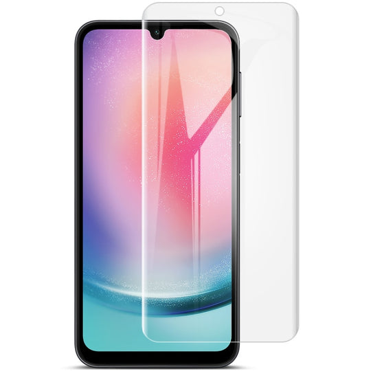 For Samsung Galaxy A24 4G 2 in 1 imak Curved Full Screen Hydrogel Film Front Protector