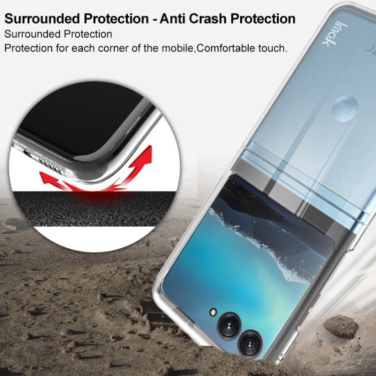 For Motorola Moto razr 40 Ultra IMAK Wing II Wear-resisting Crystal Protective Case by imak