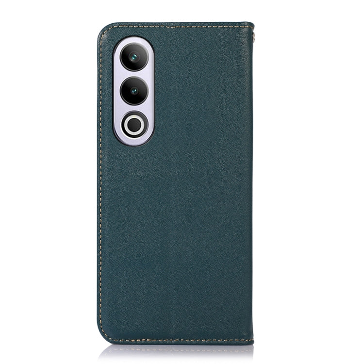 For OnePlus Nord CE4 5G Global KHAZNEH Nappa Top Layer Cowhide Leather Phone Case(Green) - OnePlus Cases by buy2fix | Online Shopping UK | buy2fix