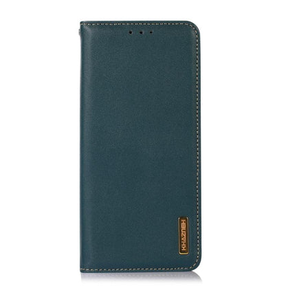 For OnePlus Ace 5 Pro / Ace 5 / 13R KHAZNEH Nappa Top Layer Cowhide Leather Phone Case(Green) - OnePlus Cases by buy2fix | Online Shopping UK | buy2fix