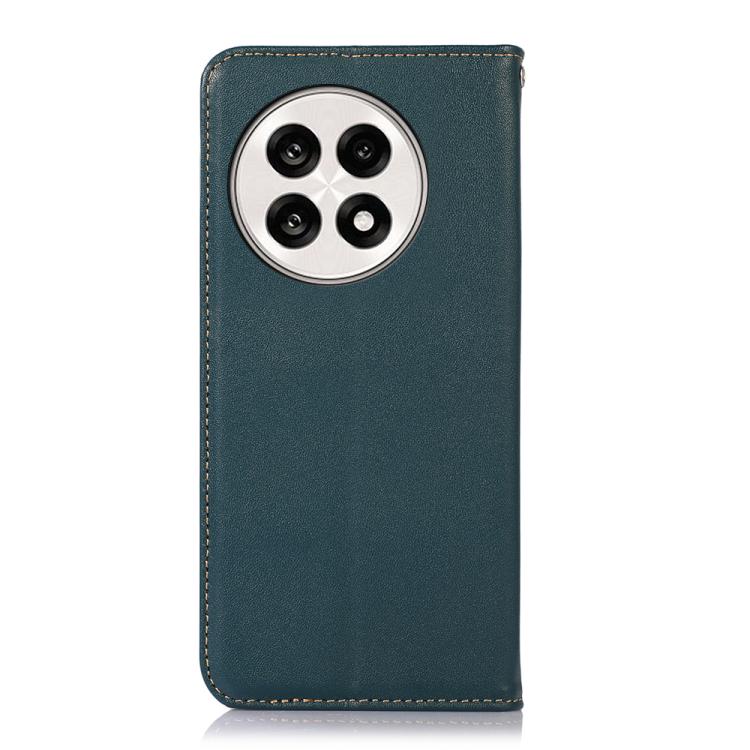 For OnePlus Ace 5 Pro / Ace 5 / 13R KHAZNEH Nappa Top Layer Cowhide Leather Phone Case(Green) - OnePlus Cases by buy2fix | Online Shopping UK | buy2fix