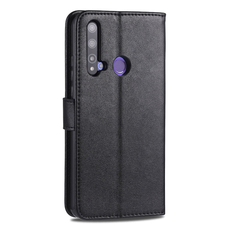 For Huawei Nova 5i / P20 Lite(2019) AZNS Sheepskin Texture Horizontal Flip Leather Case with Holder & Card Slots & Wallet(Black) - Huawei Cases by AZNS | Online Shopping UK | buy2fix