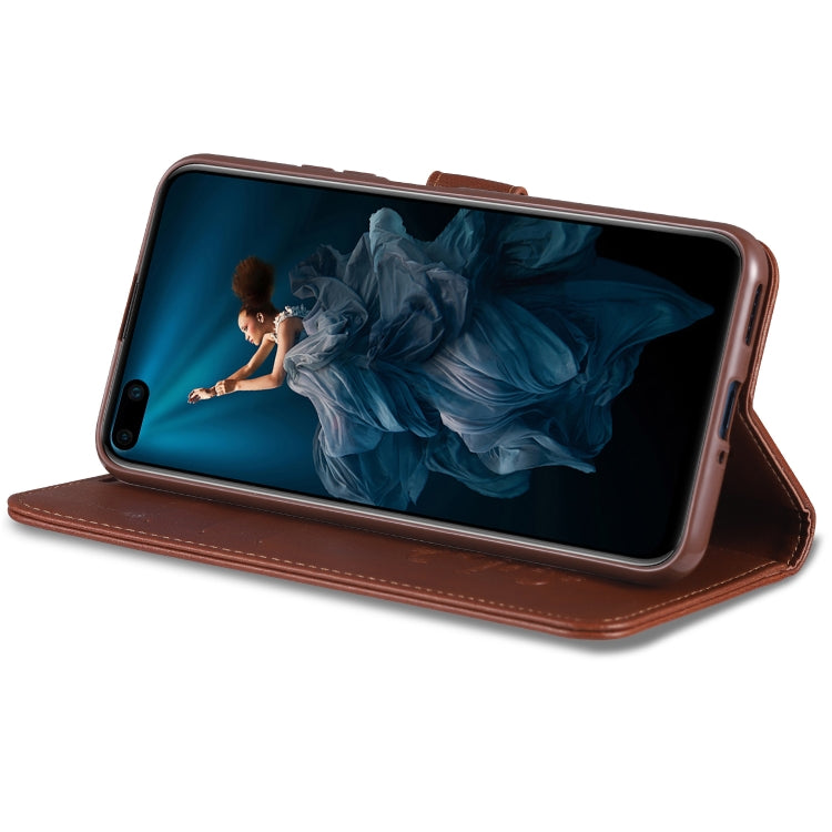 For Huawei Nova 6 AZNS Sheepskin Texture Horizontal Flip Leather Case with Holder & Card Slots & Wallet(Brown) - Huawei Cases by AZNS | Online Shopping UK | buy2fix
