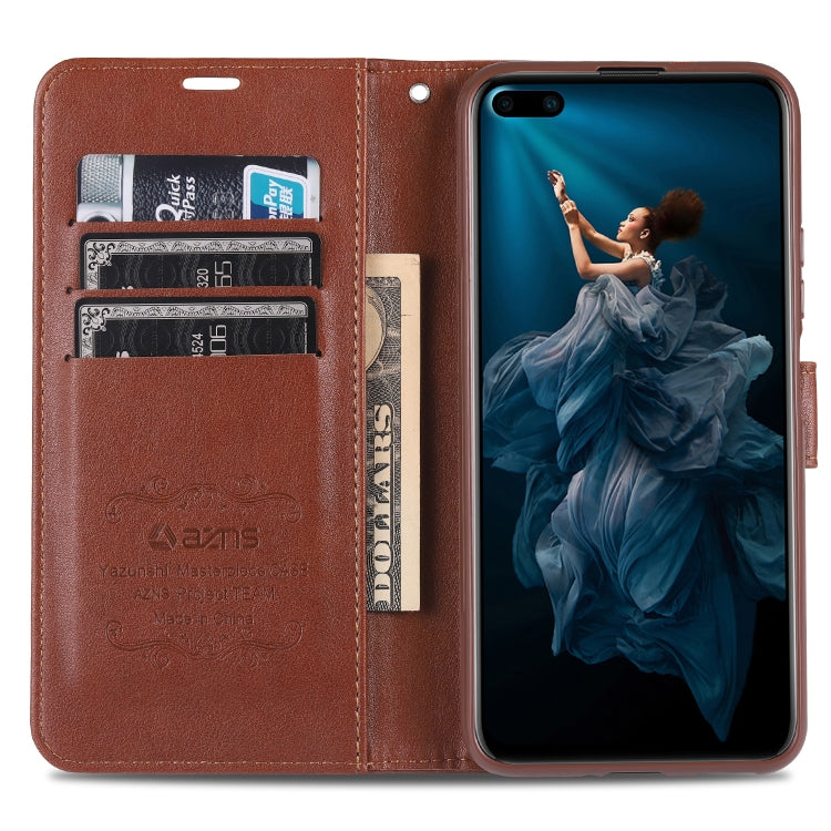 For Huawei Nova 6 AZNS Sheepskin Texture Horizontal Flip Leather Case with Holder & Card Slots & Wallet(Brown) - Huawei Cases by AZNS | Online Shopping UK | buy2fix