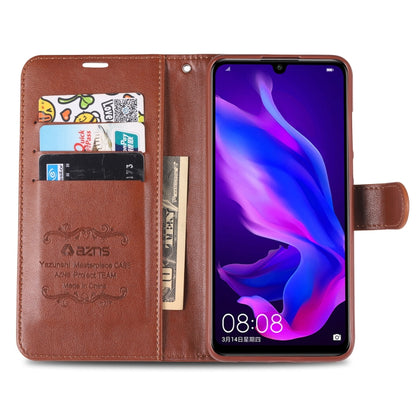 For Huawei P30 Lite / Nova 4E AZNS Sheepskin Texture Horizontal Flip Leather Case with Holder & Card Slots & Wallet(Black) - Huawei Cases by AZNS | Online Shopping UK | buy2fix