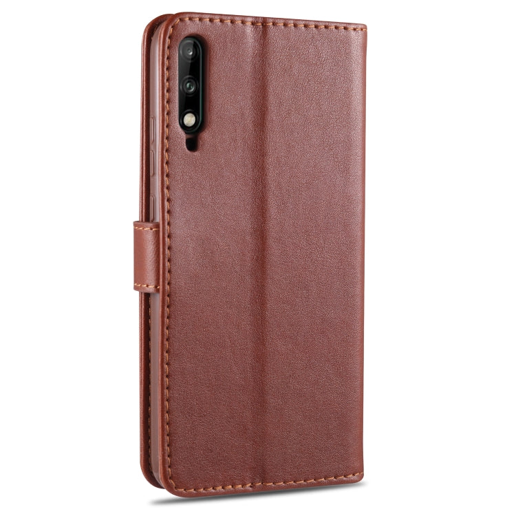 For Huawei Enjoy 10 / Honor Play 3 AZNS Sheepskin Texture Horizontal Flip Leather Case with Holder & Card Slots & Wallet(Brown) - Honor Cases by AZNS | Online Shopping UK | buy2fix