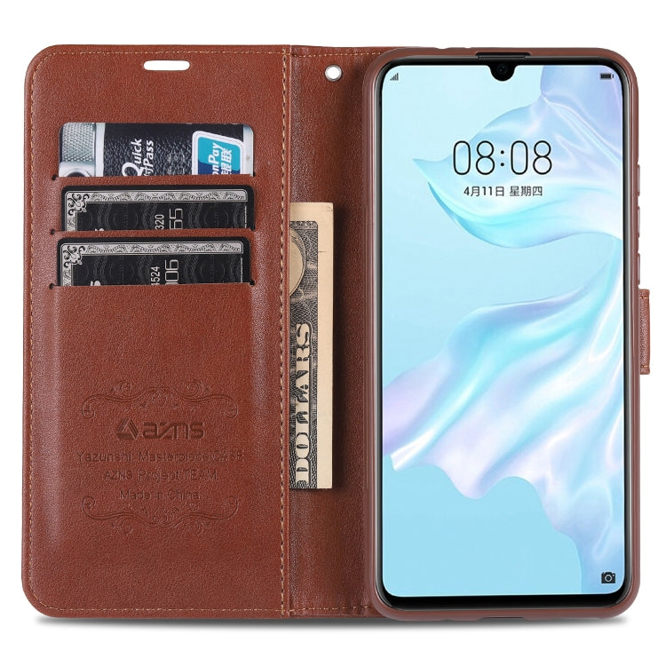 For Huawei Enjoy 10s / Honor 20 Lite AZNS Sheepskin Texture Horizontal Flip Leather Case with Holder & Card Slots & Wallet(Red) - Honor Cases by AZNS | Online Shopping UK | buy2fix