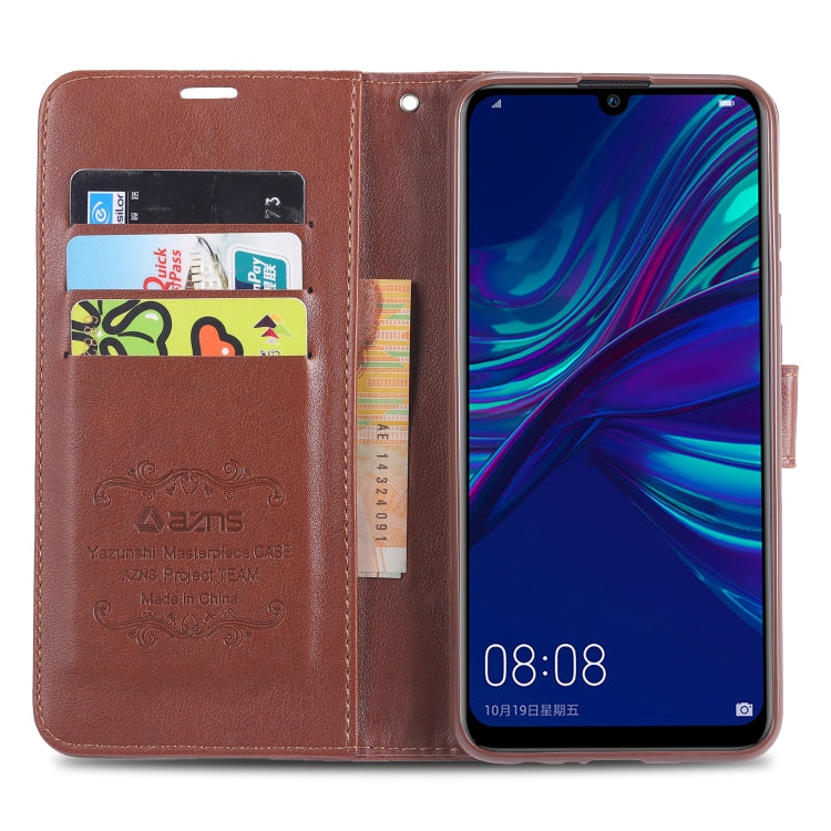 For Huawei Maimang 8 / Enjoy 9s / P Smart Plus(2019) / Honor 10i / 20i AZNS Sheepskin Texture Horizontal Flip Leather Case with Holder & Card Slots & Wallet(Brown) - Honor Cases by AZNS | Online Shopping UK | buy2fix