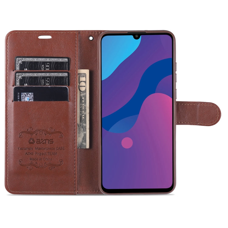 For Huawei Honor 9A AZNS Sheepskin Texture Horizontal Flip Leather Case with Holder & Card Slots & Wallet(Red) - Honor Cases by AZNS | Online Shopping UK | buy2fix