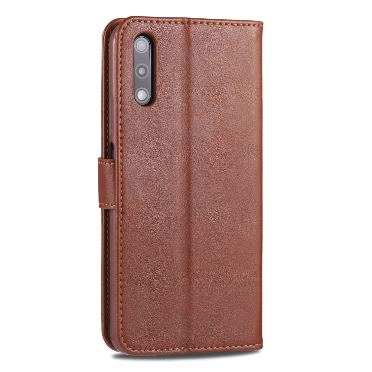 For Huawei Honor 9X AZNS Sheepskin Texture Horizontal Flip Leather Case with Holder & Card Slots & Wallet(Brown) - Honor Cases by AZNS | Online Shopping UK | buy2fix