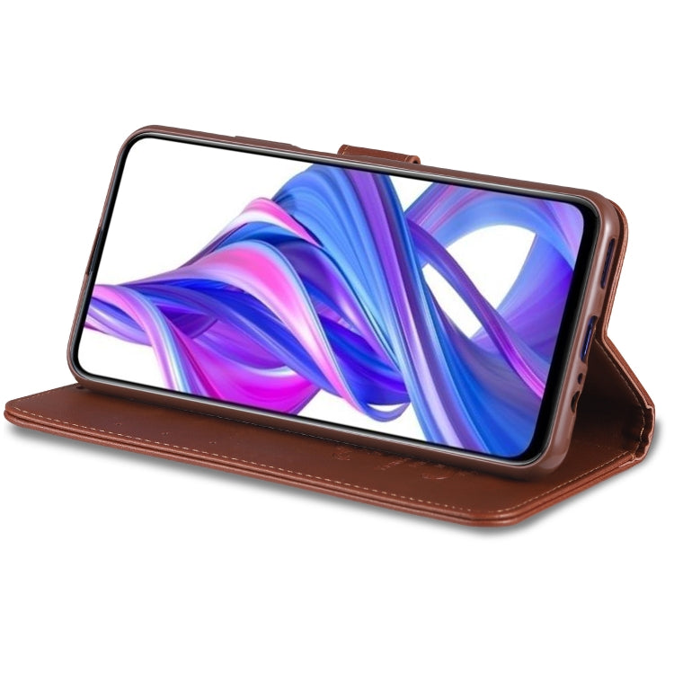 For Huawei Honor 9X AZNS Sheepskin Texture Horizontal Flip Leather Case with Holder & Card Slots & Wallet(Brown) - Honor Cases by AZNS | Online Shopping UK | buy2fix