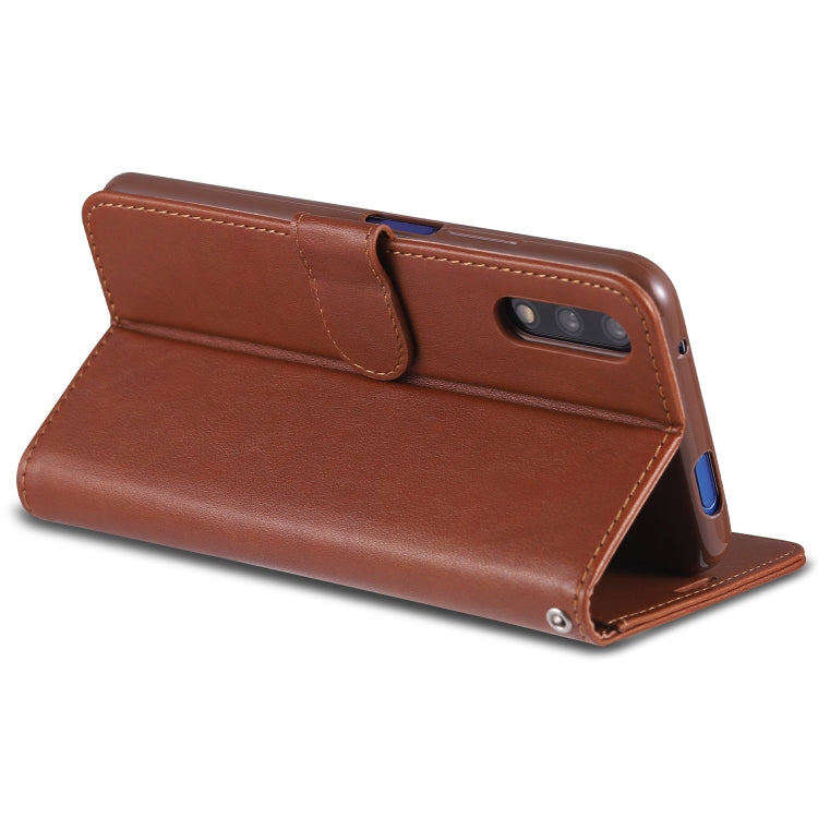 For Huawei Honor 9X AZNS Sheepskin Texture Horizontal Flip Leather Case with Holder & Card Slots & Wallet(Brown) - Honor Cases by AZNS | Online Shopping UK | buy2fix