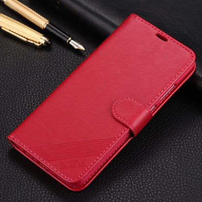 For Huawei Honor 10 Lite AZNS Sheepskin Texture Horizontal Flip Leather Case with Holder & Card Slots & Wallet(Red) - Honor Cases by AZNS | Online Shopping UK | buy2fix
