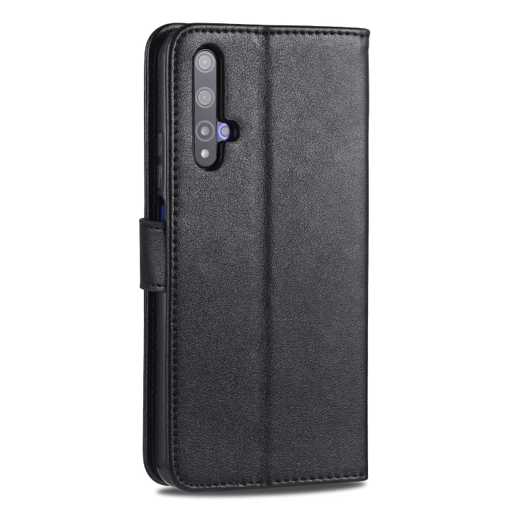 For Huawei Honor 20 AZNS Sheepskin Texture Horizontal Flip Leather Case with Holder & Card Slots & Wallet(Black) - Honor Cases by AZNS | Online Shopping UK | buy2fix