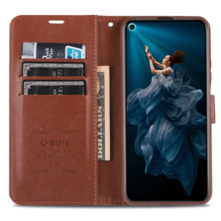 For Huawei Honor 20 AZNS Sheepskin Texture Horizontal Flip Leather Case with Holder & Card Slots & Wallet(Black) - Honor Cases by AZNS | Online Shopping UK | buy2fix