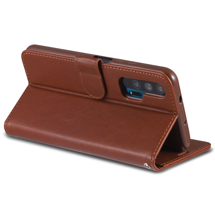 For Huawei Honor 20 Pro AZNS Sheepskin Texture Horizontal Flip Leather Case with Holder & Card Slots & Wallet(Red) - Honor Cases by AZNS | Online Shopping UK | buy2fix