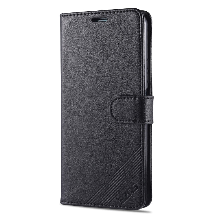 For Huawei Honor 30S AZNS Sheepskin Texture Horizontal Flip Leather Case with Holder & Card Slots & Wallet(Black) - Honor Cases by AZNS | Online Shopping UK | buy2fix