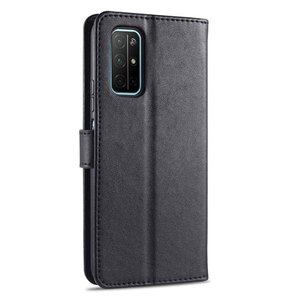 For Huawei Honor 30S AZNS Sheepskin Texture Horizontal Flip Leather Case with Holder & Card Slots & Wallet(Black) - Honor Cases by AZNS | Online Shopping UK | buy2fix