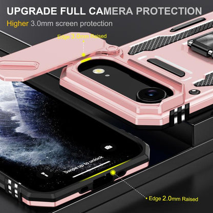 For iPhone Air Armor PC + TPU Camera Shield Phone Case(Rose Gold) - iPhone Air Cases by buy2fix | Online Shopping UK | buy2fix