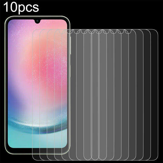 For Samsung Galaxy A25 5G / 4G 10pcs 0.26mm 9H 2.5D Tempered Glass Film
