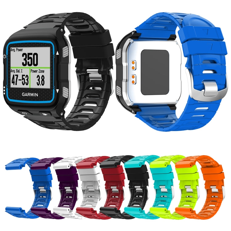 For Garmin Forerunner 920XT Solid Color Silicone Replacement Watch Band(White) - Watch Bands by buy2fix | Online Shopping UK | buy2fix