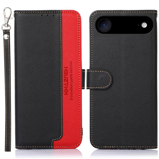 For iPhone Air KHAZNEH Litchi Texture Leather RFID Phone Case(Black) - iPhone Air Cases by buy2fix | Online Shopping UK | buy2fix