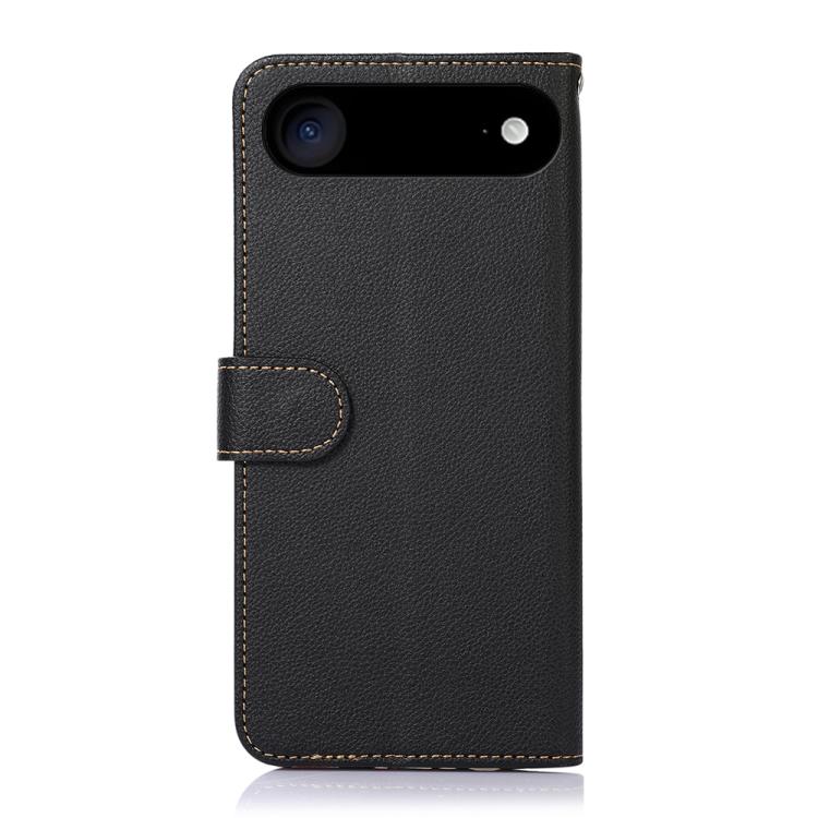 For iPhone Air KHAZNEH Litchi Texture Leather RFID Phone Case(Black) - iPhone Air Cases by buy2fix | Online Shopping UK | buy2fix