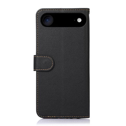 For iPhone Air KHAZNEH Litchi Texture Leather RFID Phone Case(Black) - iPhone Air Cases by buy2fix | Online Shopping UK | buy2fix