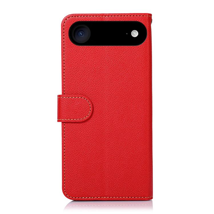 For iPhone 17 Air KHAZNEH Litchi Texture Leather RFID Phone Case(Red) - iPhone 17 Air Cases by buy2fix | Online Shopping UK | buy2fix