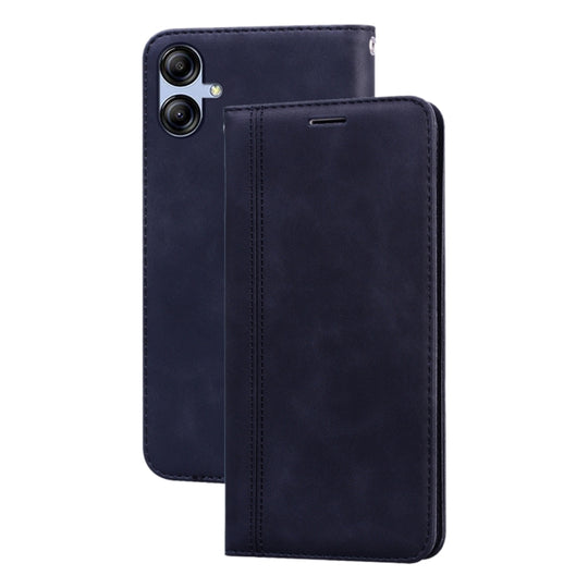 For Samsung Galaxy A04E Frosted Business Magnetic Horizontal Flip PU Phone Case(Black)