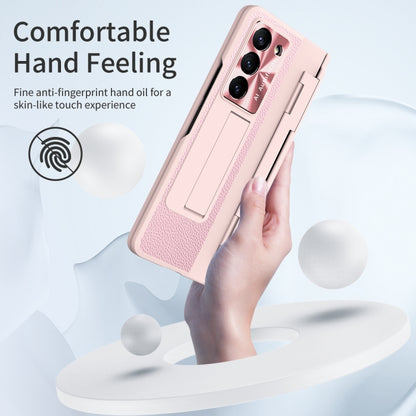 For Samsung Galaxy Z Fold5 5G Integrated Full Coverage Phone Case with Hinge(Pink) - Galaxy Z Fold5 Cases by buy2fix | Online Shopping UK | buy2fix