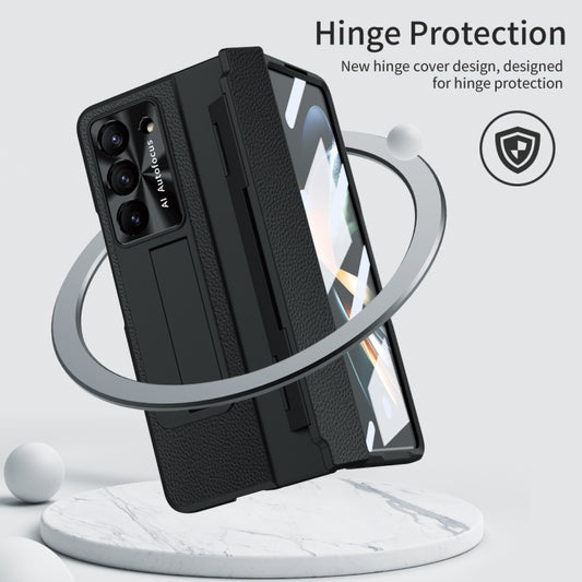 For Samsung Galaxy Z Fold5 5G Integrated Full Coverage Phone Case with Hinge(Black) - Galaxy Z Fold5 Cases by buy2fix | Online Shopping UK | buy2fix