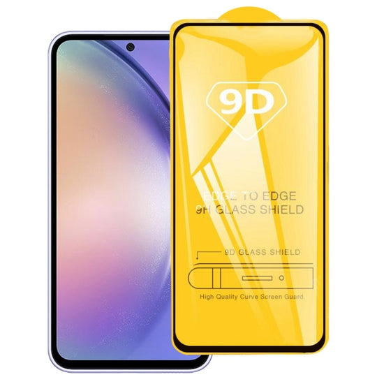 For Samsung Galaxy A55 9D Full Glue Screen Tempered Glass Film