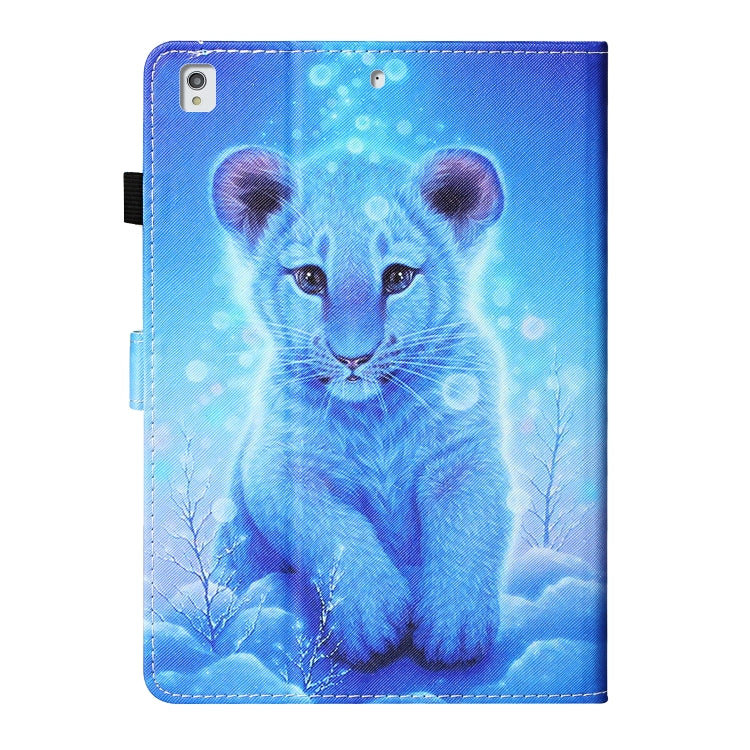 For iPad Pro 11 (2020) Colored Drawing Stitching Horizontal Flip Leather Tablet Case, with Holder & Card Slots & Sleep / Wake-up Function(Little Tiger) - iPad Pro 11 (2020) Cases by buy2fix | Online Shopping UK | buy2fix